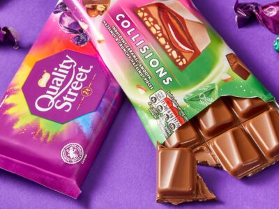 Hazelnut and caramel chocolate by nestle