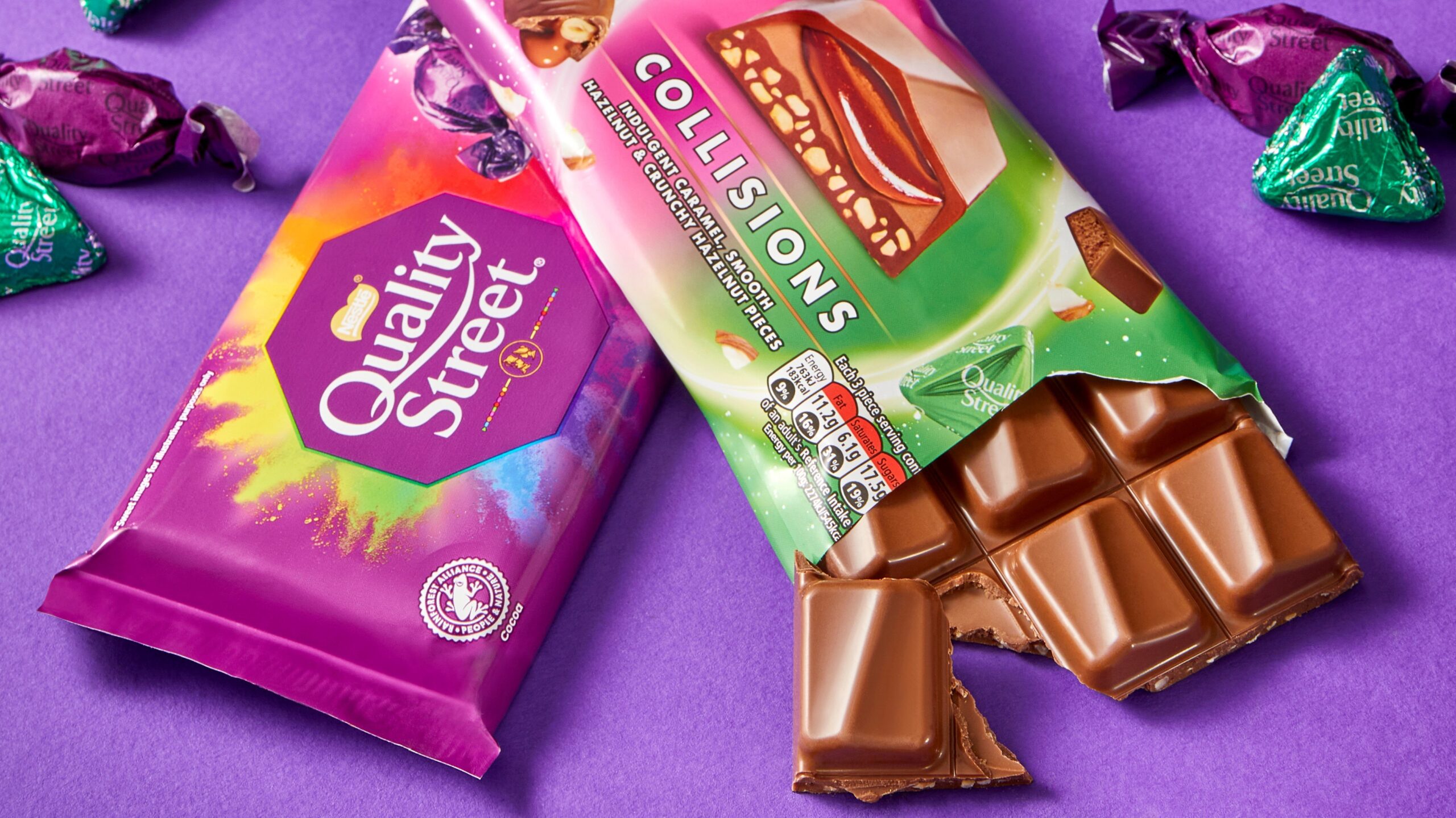 Hazelnut and caramel chocolate by nestle